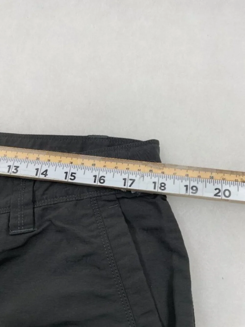 The North Face Paramount Cargo Shorts Granite Grey Nylon Hiking Technical Men 34